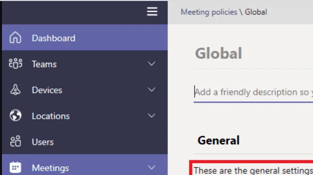 Centrum pro správu Microsoft Teams nefunguje