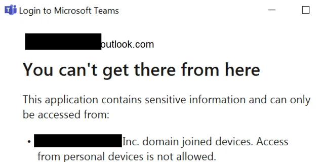 Поправете Microsoft Teams: Не можете да стигнете до там от тук
