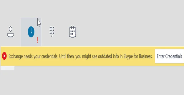 Поправете грешка в Skype: Exchange се нуждае от вашите идентификационни данни