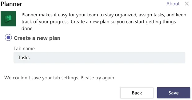 Поправете, че Microsoft Teams не можа да запази настройките ви на раздела