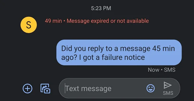 Поправка: OnePlus Message е изтекъл или не е наличен
