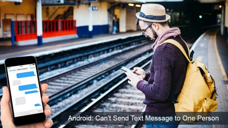 Android: Nelze odeslat textovou zprávu jedné osobě