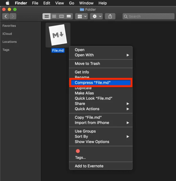 macOS: kaip supakuoti / išpakuoti failus