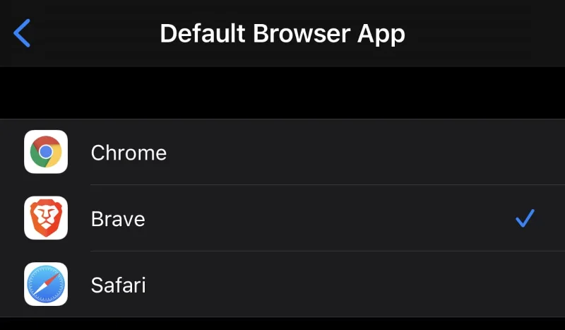 Как да промените браузъра по подразбиране на iOS