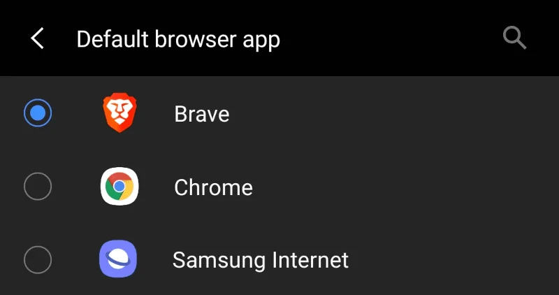 Как да промените браузъра по подразбиране на Android