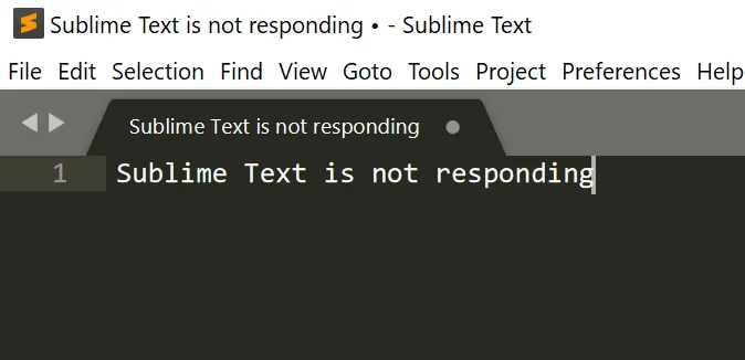 Отстраняване на неизправности Sublime Text не отговаря