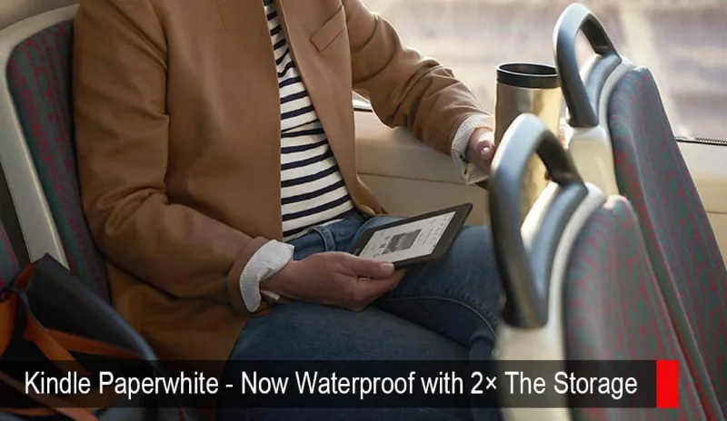 Kindle Paperwhite – Τώρα αδιάβροχο με 2× την αποθήκευση