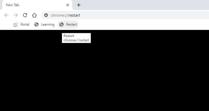 Бързо рестартирайте Chrome, без да губите отворени раздели