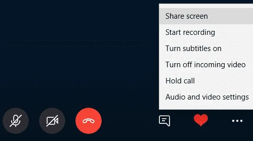 Skype: Споделете екрана на компютъра