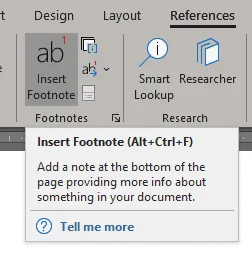 MS Word: Kuinka lisätä alaviite