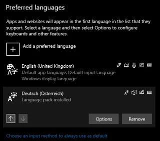Windows 10: Як додати/видалити мову