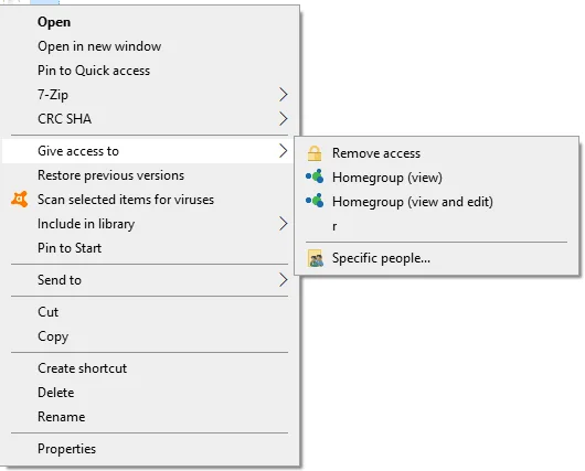 Windows 10: Jak sdílet/zrušit sdílení složky