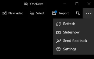 Windows 10: Letiltott hivatkozási másolatok a Fotók alkalmazásban