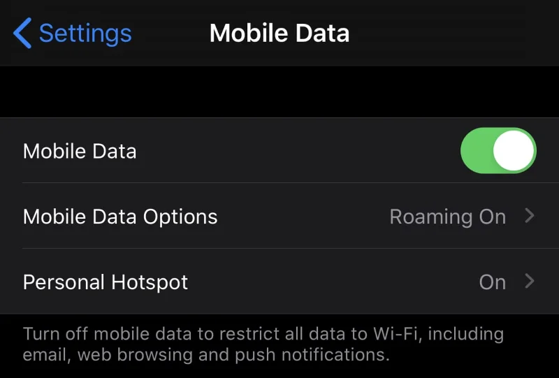 iPhone: Как да изключите мобилните данни