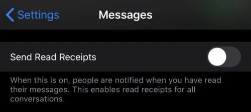 iPhone: Деактивирайте разписките за четене на iMessage