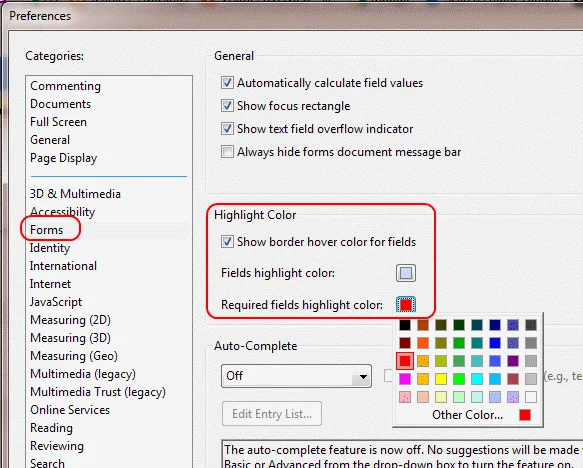 Adobe Reader: Změna barvy zvýraznění