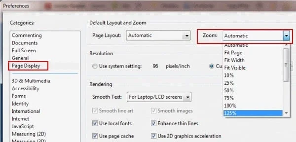 Adobe Reader: Změňte výchozí nastavení přiblížení