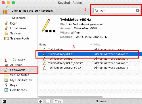 „macOS“: kaip pamatyti „Wi-Fi“ tinklo slaptažodį