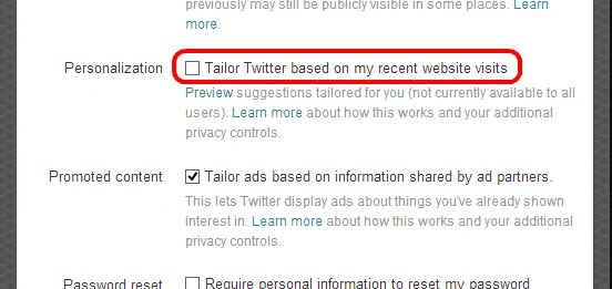 Настройката на Twitter причинява липсващи туитове