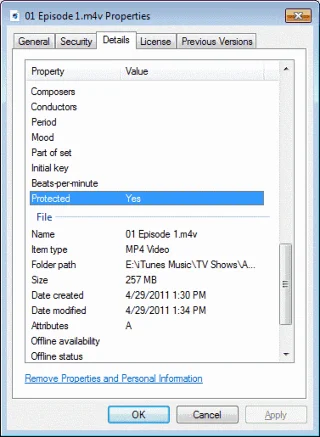 Windows 10: як перевірити, чи захищений відео або музичний файл DRM