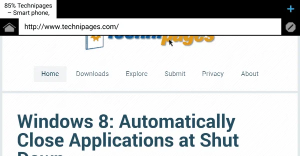 Alternative brskalnika Kindle Fire Silk