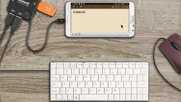 Как да свържете клавиатура и мишка към Android