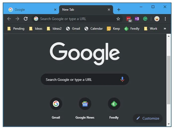 A sötét mód engedélyezése a Chrome-ban a Windows 10 rendszeren