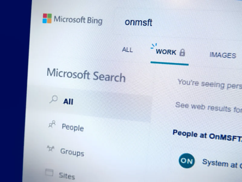 Kā izmantot Microsoft meklēšanu pakalpojumā Bing, lai atrastu savus darba datus