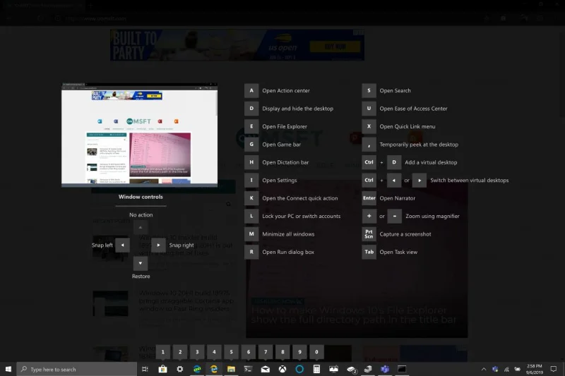 Kako kar najbolje izkoristiti tipko Windows + bližnjice z uporabo PowerToys v sistemu Windows 10