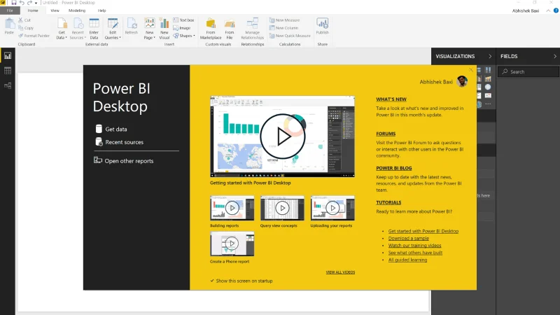 Komma igång med Power BI Desktop