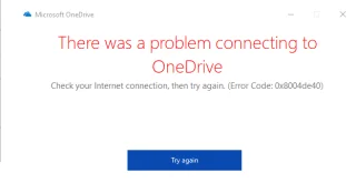 Як виправити помилку OneDrive 0x8004de40 у Windows