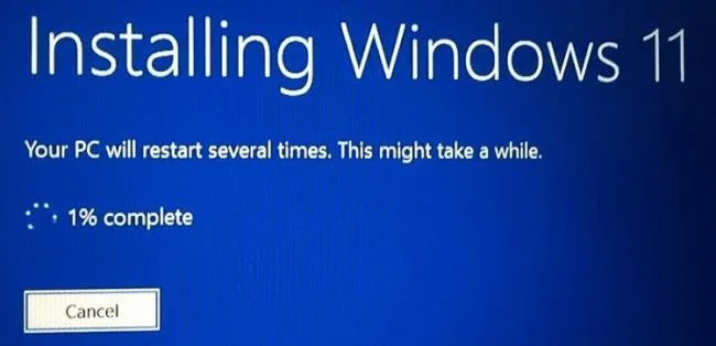 potek namestitve windows 11