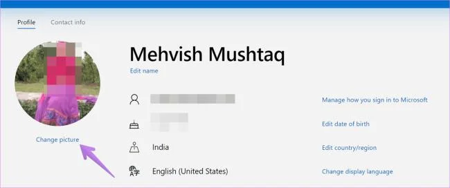 Microsoft-tiimit poistavat profiilikuvan 16
