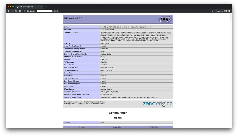 Як встановити стек Nginx, MySQL та PHP (FEMP) на FreeBSD 12.0