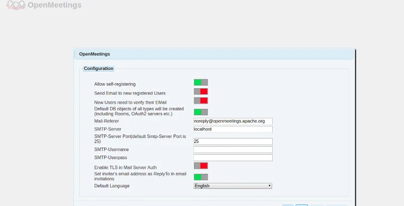 OpenMeetingsi installimine CentOS 7-sse