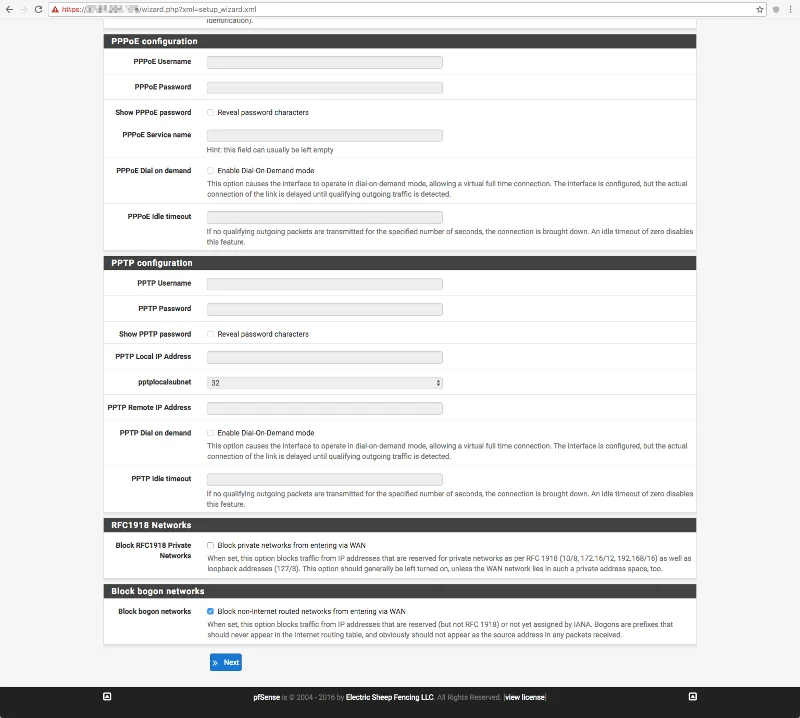 Namestitev pfSense na strežnik v oblaku Vultr