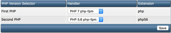 Използване на множество версии на PHP в DirectAdmin