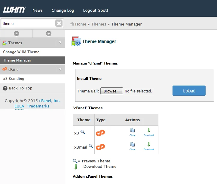 Първи стъпки с cPanel/WHM