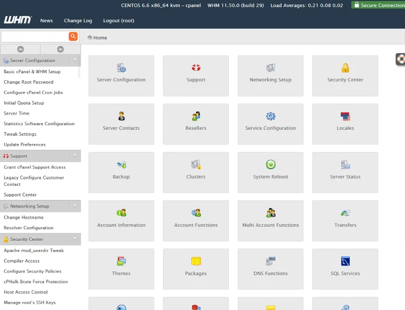 cPanel с едно щракване