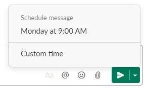 Як запланувати повідомлення Slack на потім
