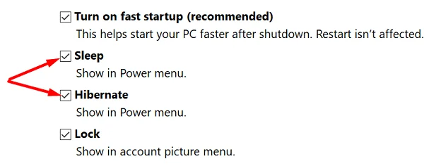 Miért jelenik meg szürkén a „Gyors indítás bekapcsolása” Windows rendszeren?
