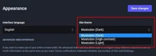Mastodon: Jak povolit nebo zakázat tmavý režim