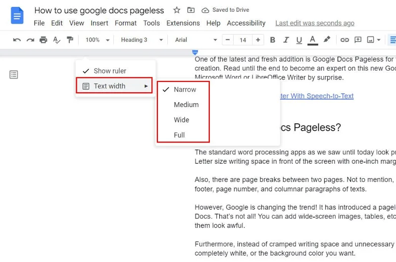 Kaip naudoti „Google“ dokumentus be puslapių maksimaliam susikaupimui ir bendradarbiavimui