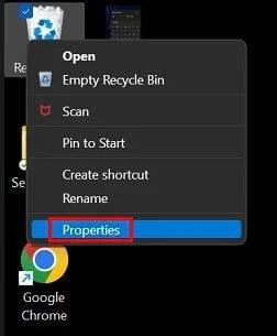 Windows 11: Justering av papirkurvens innstillinger
