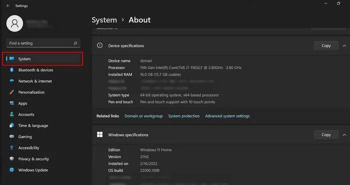 Windows 11: як перевірити характеристики комп’ютера