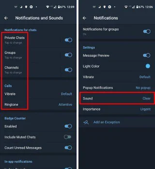 Як змінити звук сповіщень у Telegram