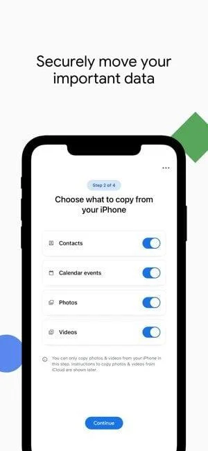 Як користуватися додатком Google Switch to Android
