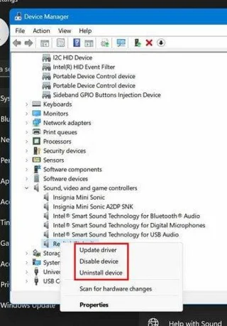 Como restablecer a configuración de audio para Windows 11