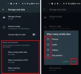 WhatsApp: Jak spravovat úložiště