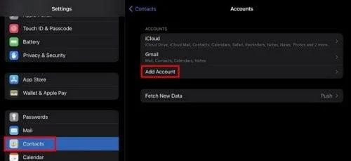 Hur du hanterar dina kontakter på iPadOS 16
